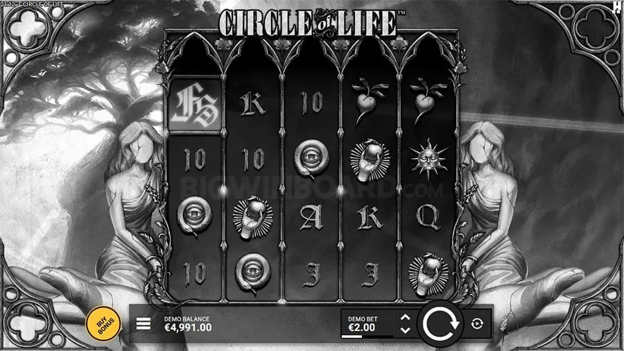 Online roulette table game with spinning wheel and betting layout